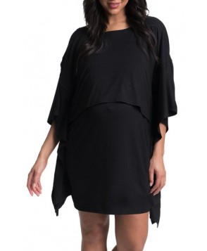 Bun Maternity Poncho Tunic Maternity Dress