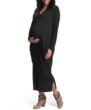 Bun Maternity Longline Cocoon Maternity Dress