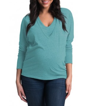 Bun Maternity 'Softie' Maternity/nursing Dolman Sleeve Tee