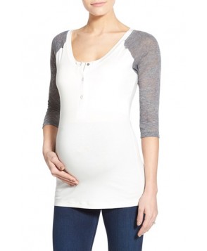 Lab 'Bobbi' Raglan Sleeve Maternity/nursing Top