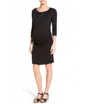 Lab 'Wendy' Maternity/nursing Midi Dress