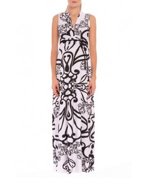 Olian 'Giorgina' Print Drawstring Maternity Maxi Dress