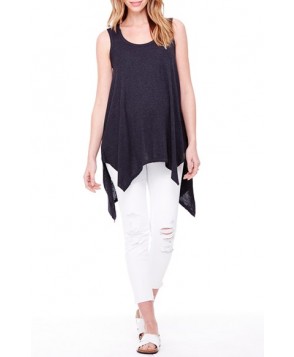 Ingrid & Isabel Handkerchief Hem Maternity Tank