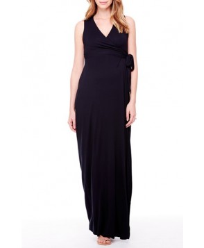 Ingrid & Isabel Wrap Maternity Maxi Dress