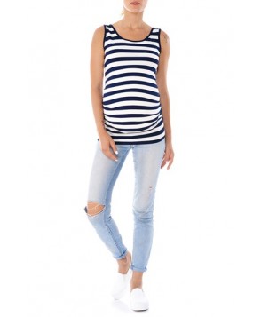 Imanimo Ruched Side Maternity Tank Top