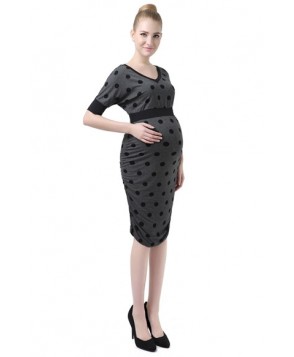 Kimi And Kai 'Layna' Polka Dot Batwing Maternity Dress