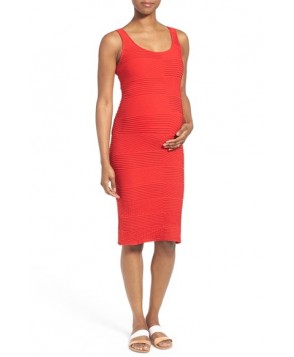 Tees By Tina Textured Tank Maternity Dress