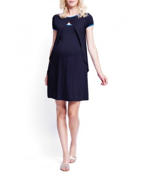 Maternal America Crossover Maternity/nursing Dress