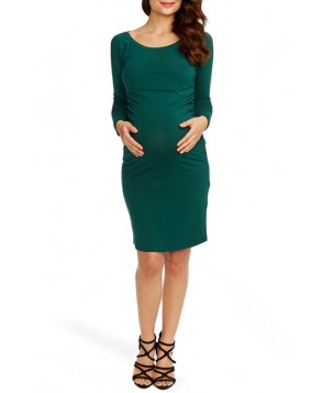 Rosie Pope Long Sleeve Cinched Maternity Dress