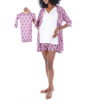 Everly Grey 'Daphne - During & After' 5-Piece Maternity Sleepwear Set