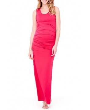 Ingrid & Isabel Striped Tank Maternity Maxi Dress