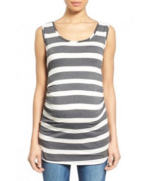 Nom Maternity 'Joey' Ruched Maternity Tank