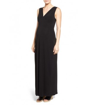 Leota 'Isabella' V-Neck Maternity Maxi Dress