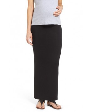 Nom Maternity 'Column' Maternity Maxi Skirt