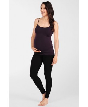 Tees By Tina Micro Rib Maternity Leggings