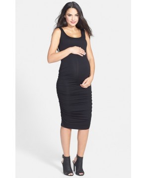 Nom Maternity 'Stella' Striped Jersey Maternity Dress