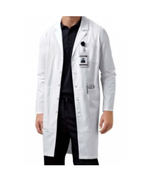 Cherokee 4 inch unisex iPad lab coat with Certainty - White 