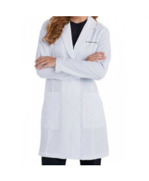 Greys Anatomy Signature Soft Stretch Lab Coat w tablet pocket - White 