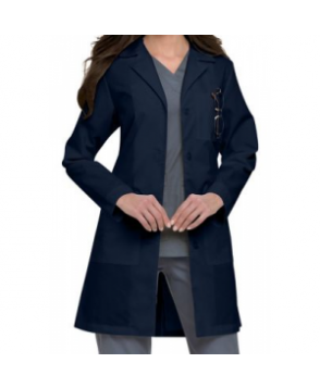 Landau 3-pocket medical lab coat - Navy 