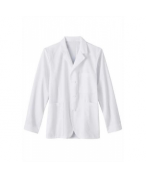 Meta 3 inch unisex consultation lab coat - White 