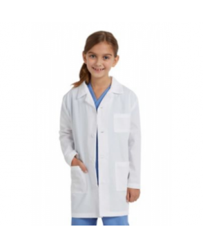 Landau kids medical lab coat - White 
