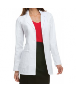 Dickies junior fit 3 inch lab coat - White 