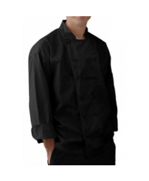 Dickies Chef Lorenzo Executive Chef Coat - Black 