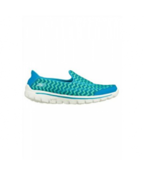 Skechers Go Walk  Chevron womens athletic shoe - Turquoise 