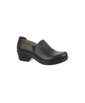 Naturalizer Freeda leather nursing shoe - Black Tumbled Leather 