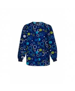 Cherokee How Bright You Are print scrub jacket - how bright you are - 
