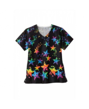 Trust Your Journey Superstar print scrub top - Turst Superstar 