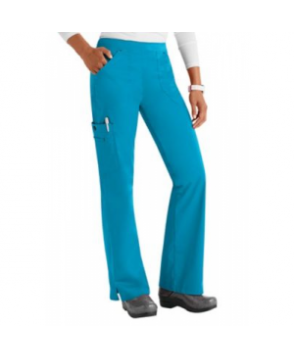 Bio Bring It On cargo scrub pant - Turquoise/black 