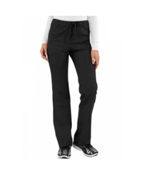 HeartSoul drawstring scrub pants with Certainty - Black 