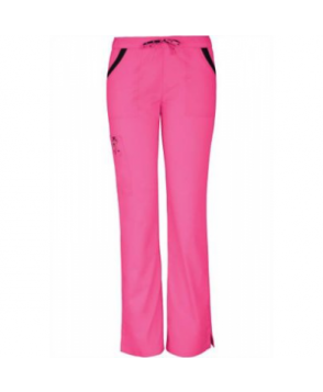 HeartSoul Breast Cancer Awareness Charmed scrub pants - Pink Party 