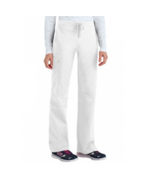 Landau Work Flow drawstring waist cargo pant - White 