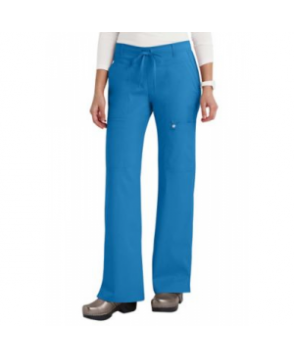 Cherokee Luxe modern fit low rise cargo scrub pants - Jasper Bleu 