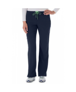 Jockey contrast elastic belt scrub pant - New Navy 