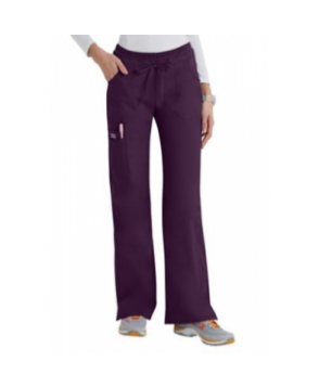 Cherokee Workwear Core Stretch modern fit cargo scrub pant - Eggplant - PS