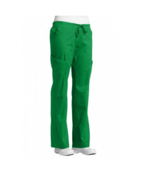 White Cross Allure pocket cargo scrub pant - Island green 