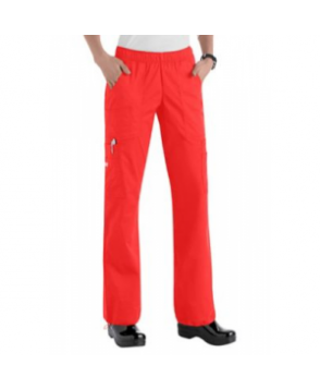 Cherokee Workwear Core Stretch comfort waist cargo scrub pant - Poppy - PL