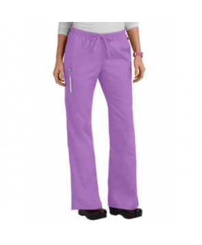 Cherokee Workwear Flex drawstring scrub pant with Certainty - Vibrant Orchid - PXS