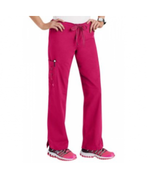 Life is Peachy Kari scrub pant - Pozatively Pink - PXL