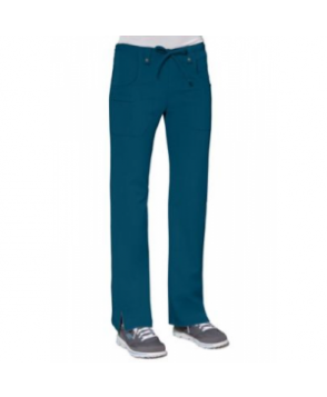 Dickies Xtreme Stretch mid rise slim drawstring scrub pant - Teal 