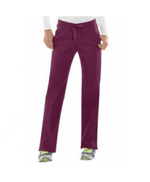 Dickies EDS Signature Stretch drawstring scrub pant with Certainty - Wine 