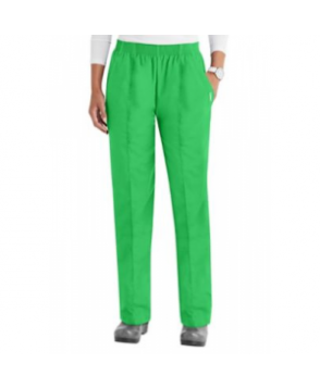 Landau creased front scrub pant ucky Green 