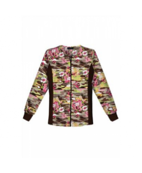 Cherokee Flexibles Camo Flora scrub jacket - Camo Flora 