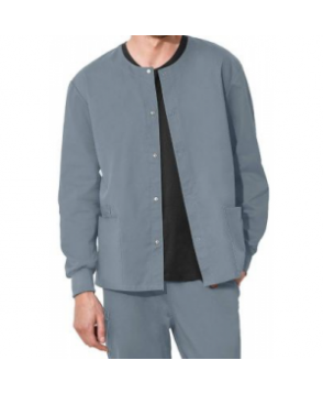 Cherokee Workwear Flex unisex scrub jacket with Certainty - Grey 