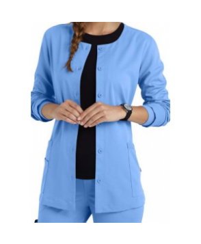 Urbane Ultimate button front scrub jacket - Ceil 