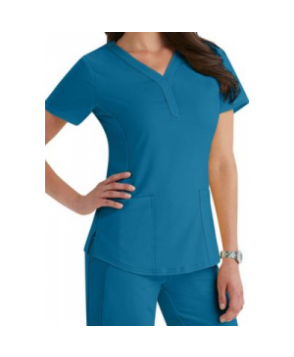 Healing Hands Purple Label Jane v-neck scrub top eaport 