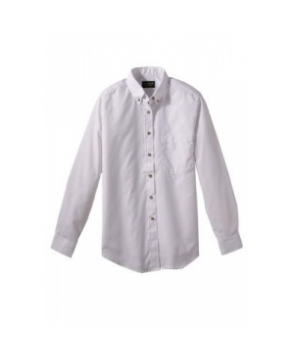 Edwards Garment long sleeve women's oxford chef shirt - White 